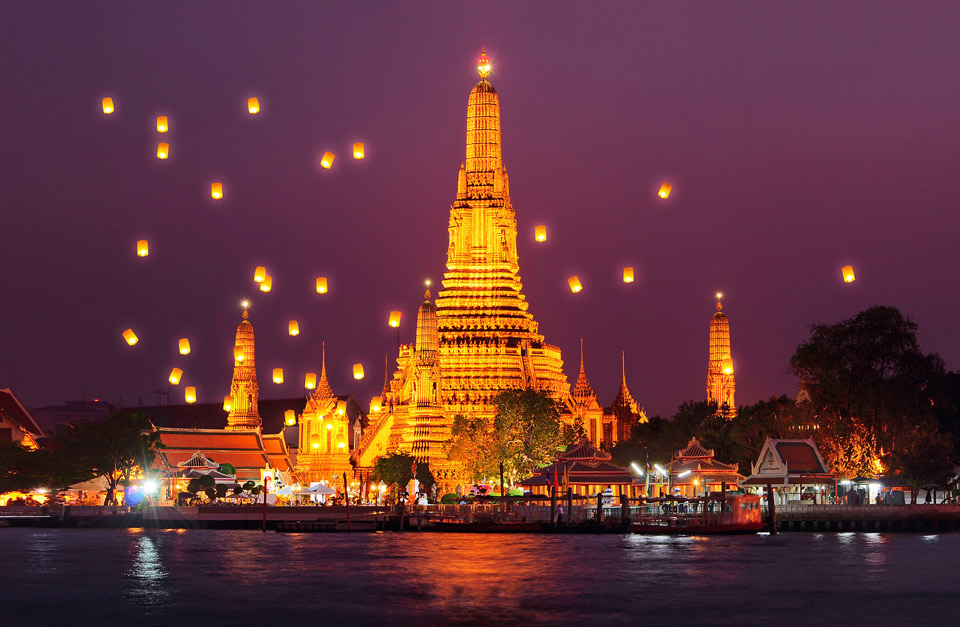 Tour Thái Lan nhất định phải ghé chùa Wat Arun